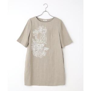 TABASA（タバサ） コットンローン×カットワーク刺繍チュニック