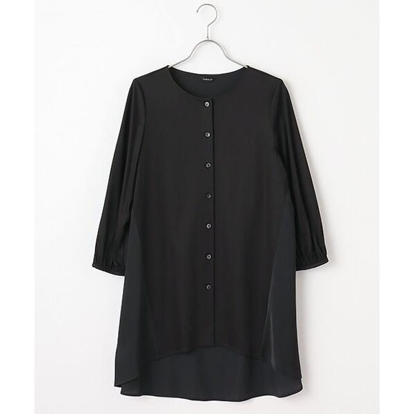 TABASA / タバサ スムース×サテンチュニック