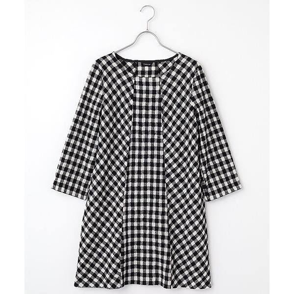 TABASA / タバサ コットン/ウール ギンガム チュニック