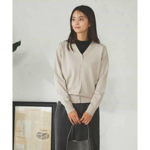 a.v.v / アー・ヴェ・ヴェ 【洗える】Vネックスプリングニットカーディガン