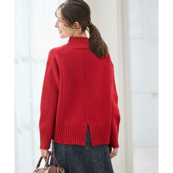 a.v.v / アー・ヴェ・ヴェ 【WEB限定】クロップドバックスリットニット