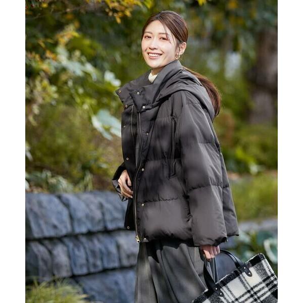 a.v.v / アー・ヴェ・ヴェ 【2WAY】スタンドネックショートダウンジャケット