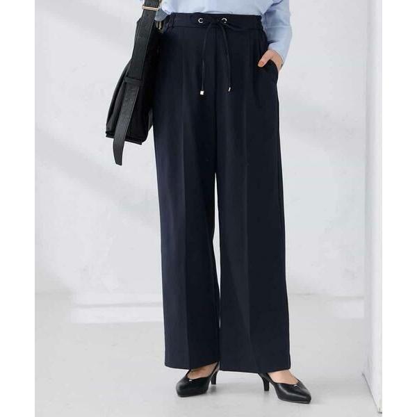 a.v.v / アー・ヴェ・ヴェ 【WEB限定】裏起毛ウエストハトメドロストワイドパンツ