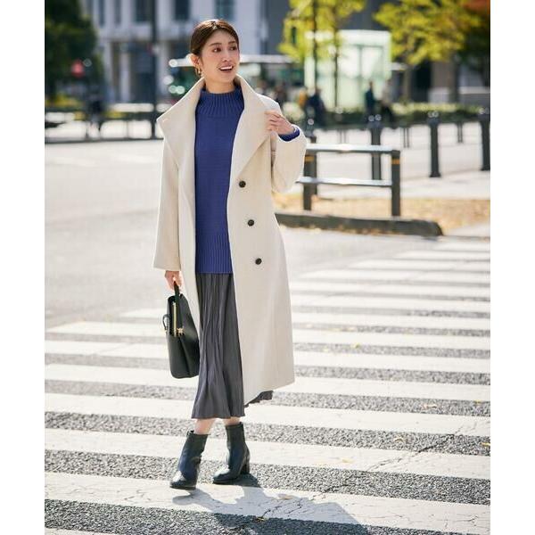 a.v.v / アー・ヴェ・ヴェ 【2WAY】折り返しラペルロングコート