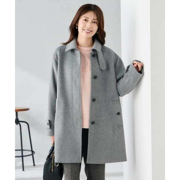 a.v.v / アー・ヴェ・ヴェ ステンカラーミディコート