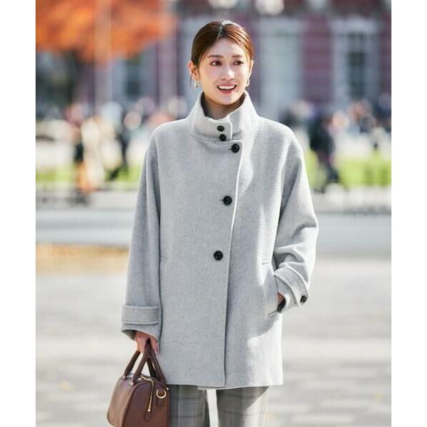 a.v.v / アー・ヴェ・ヴェ スタンドカラーミディコート