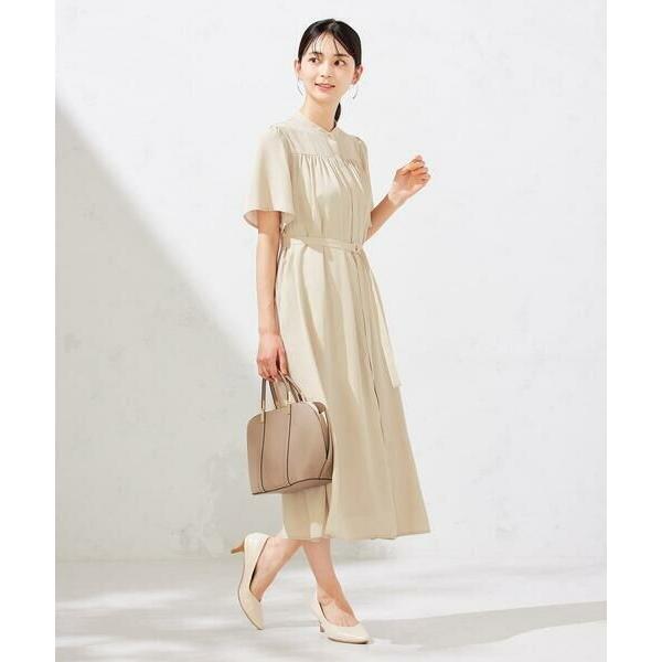 a.v.v / アー・ヴェ・ヴェ 【洗える】ベルト付切り替えワンピース