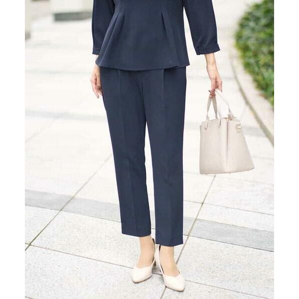 a.v.v / アー・ヴェ・ヴェ 【洗える/イージーケア】サテンストレッチスリムテーパードパンツ【セ...