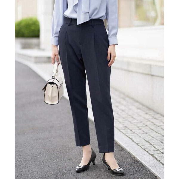 a.v.v / アー・ヴェ・ヴェ 【洗える/イージーケア】ダブルクロステーパードパンツ