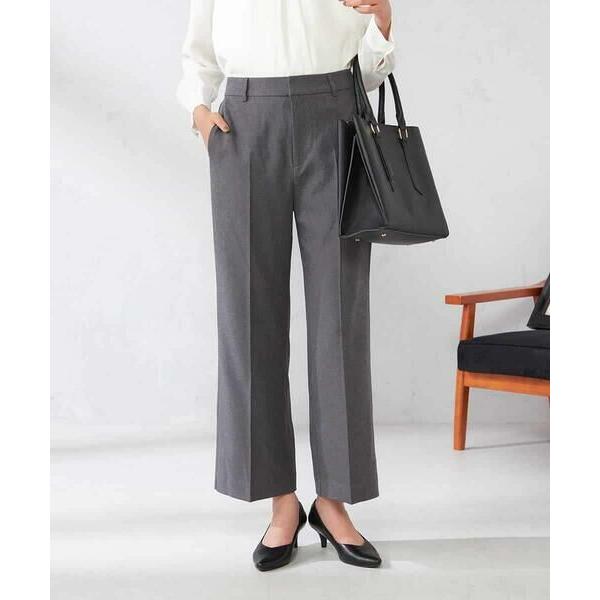 a.v.v / アー・ヴェ・ヴェ 【洗える/イージーケア/吸水速乾/ストレッチ】梳毛調ストレートパン...