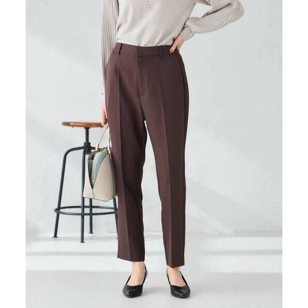 a.v.v / アー・ヴェ・ヴェ 【洗える/イージーケア/ストレッチ】パウダーツイルテーパードパンツ