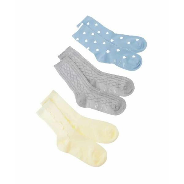 a.v.v / アー・ヴェ・ヴェ 【19-21/22-24cm】【3点セット】アソートソックス