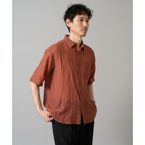 a.v.v / アー・ヴェ・ヴェ 【接触冷感】ワッシャーシアーワイドシルエットシャツ