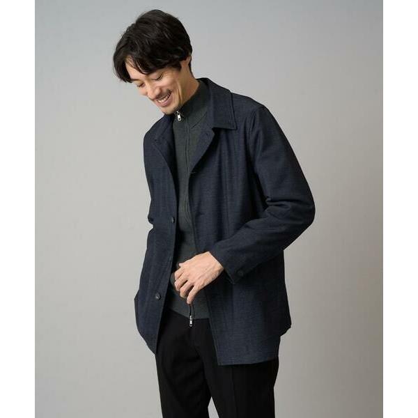 a.v.v / アー・ヴェ・ヴェ 【イージーケア】デニムライクステンカラーコート【洗濯機で洗える】