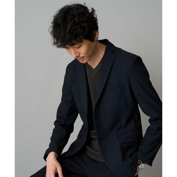 a.v.v / アー・ヴェ・ヴェ 【イージーケア】デニムライクストレッチ裏起毛テーラードジャケット【...