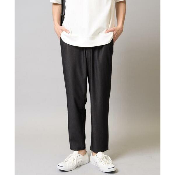 a.v.v / アー・ヴェ・ヴェ 【接触冷感】スマートシャンブレーセミルーズパンツ アンクル丈