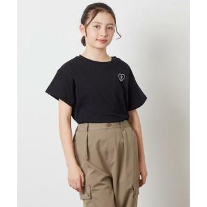 a.v.v / アー・ヴェ・ヴェ [160]ハートワッペン半袖Tシャツ｜selectsquare