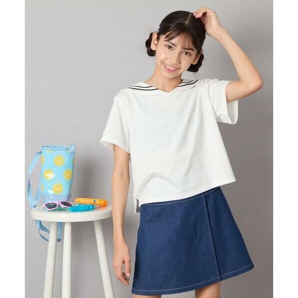 a.v.v / アー・ヴェ・ヴェ [120-160]【接触冷感/ジメジメ対策】セーラーカラーＴ