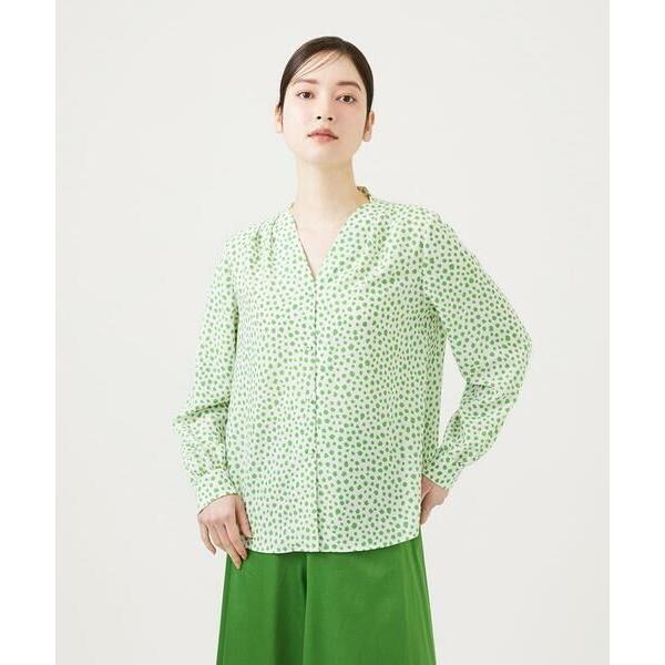 Sybilla / シビラ ランダムドットプリントブラウス