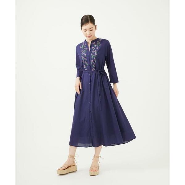 Sybilla / シビラ 【INDIA】フラワー刺繍ドレス