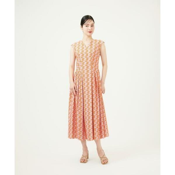 Sybilla / シビラ スクエアドット刺繍ドレス