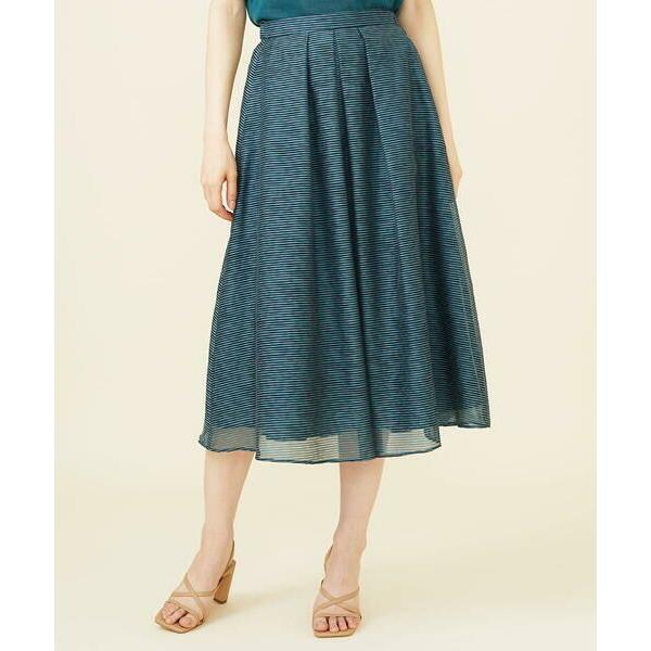 Sybilla / シビラ シアーボーダータックスカート