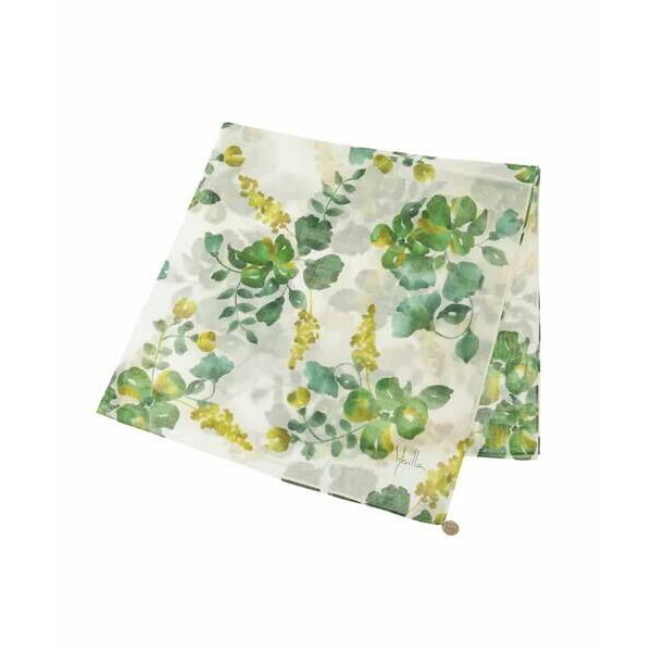 Sybilla / シビラ ボタニカルプリントコットンハンカチ