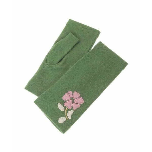 Sybilla / シビラ 【日本製】フィンガーレスフラワーパッチワークグローブ