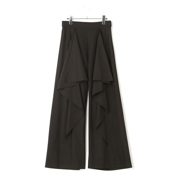 VERSEAU / ヴェルソー ラッフルワイドパンツ