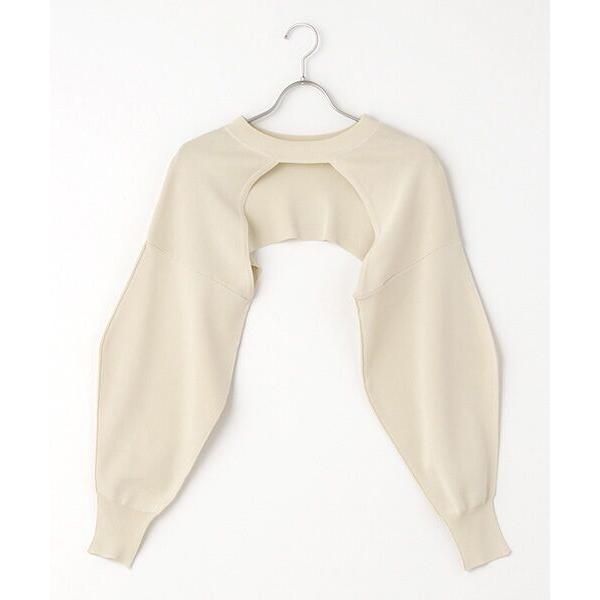 VERSEAU / ヴェルソー 2WAYコクーンスリーブショートニット