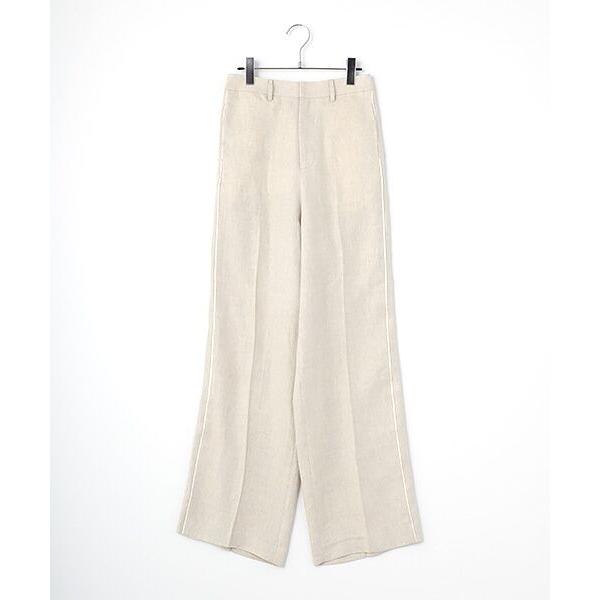 VERSEAU / ヴェルソー 洗えるリネン100ラインパンツ