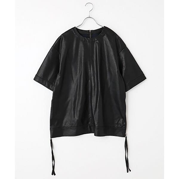 VERSEAU / ヴェルソー マットレザー・Tシャツ