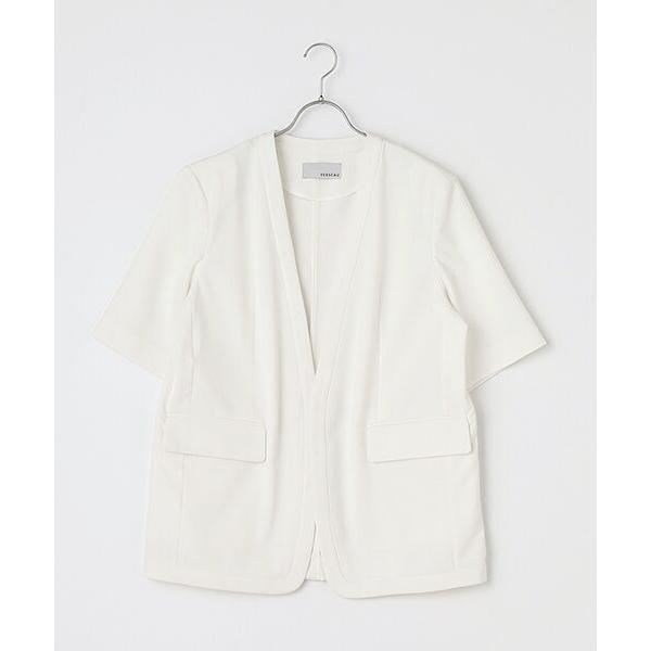 VERSEAU / ヴェルソー リネンライク五分袖JK