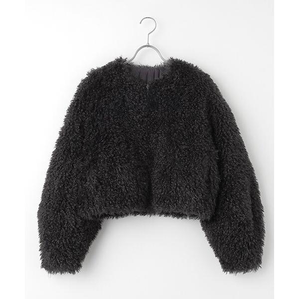 VERSEAU / ヴェルソー チベットラムリバーシブルブルゾン