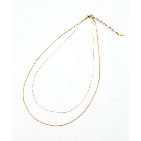 VERSEAU / ヴェルソー ツインラインネックレス