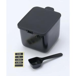 212 KITCHEN STORE / トゥーワントゥーキッチン ストア 調味料ポット ワイド J921 BK ＜marna マーナ＞