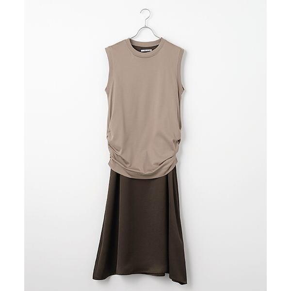 SEASON STYLE LAB / シーズンスタイルラボ サテンドッキングワンピース