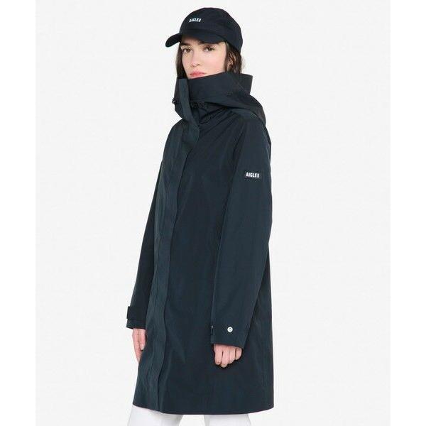 AIGLE / エーグル 透湿防水 ロングフーデッドジャケット