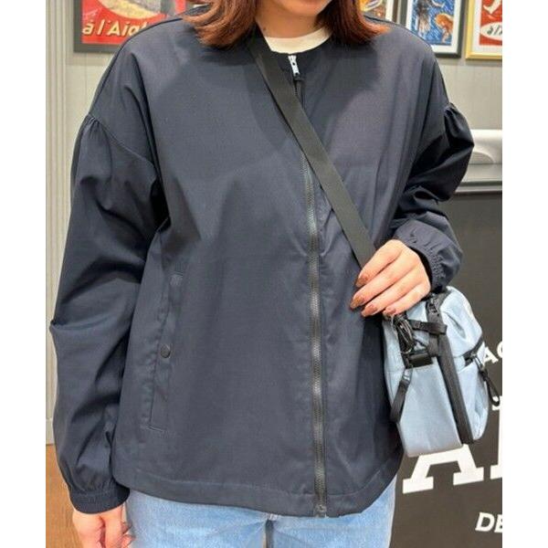 AIGLE / エーグル UVカット 吸水速乾 軽量 ショート丈 ノーカラージップナイロンジャケット