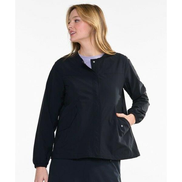 AIGLE / エーグル 撥水 UVカット ワンポイントロゴ刺繍 ノーカラージャケット