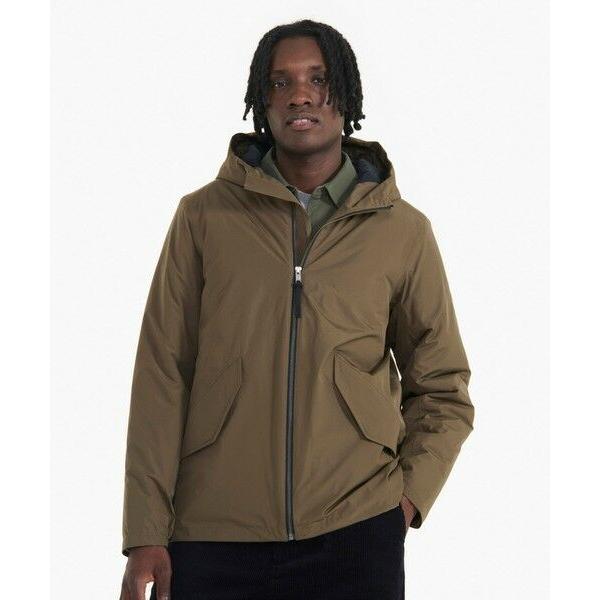 AIGLE / エーグル 透湿防水 防風 2レイヤー 中綿 インサレーションフーデッドジャケット