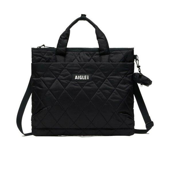 AIGLE / エーグル キルティング 2wayショルダーバッグ ミニポーチ付き