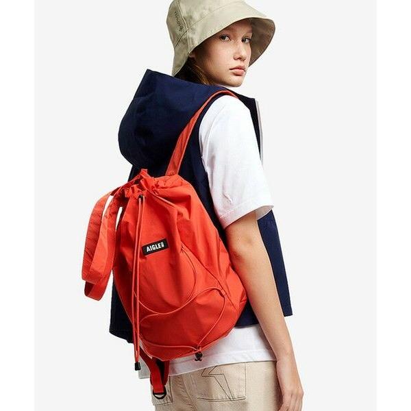 AIGLE / エーグル 撥水 ライト＆コンパクト 巾着バックパック 15L