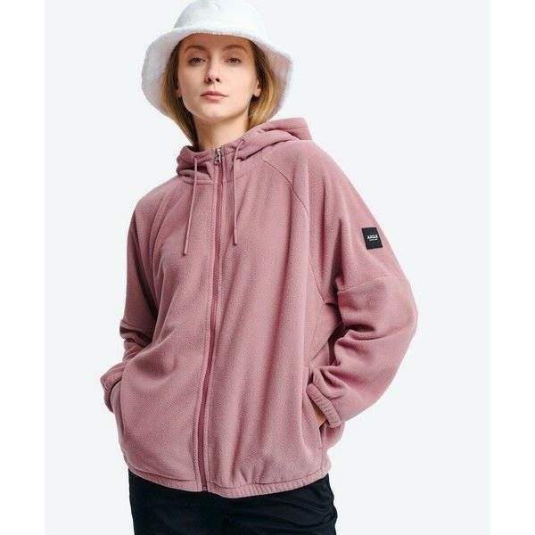 AIGLE / エーグル ミディアムウェイト マイクロフリース ジップアップフーディ ジャケット