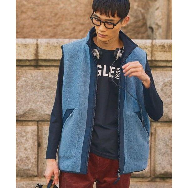 AIGLE / エーグル リバーシブルフリースベスト T-Kit 2WAY