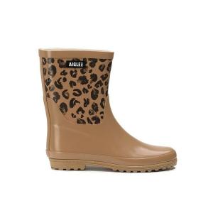 AIGLE（エーグル） 長靴 レインブーツ 乗馬風バックル付きレインロング