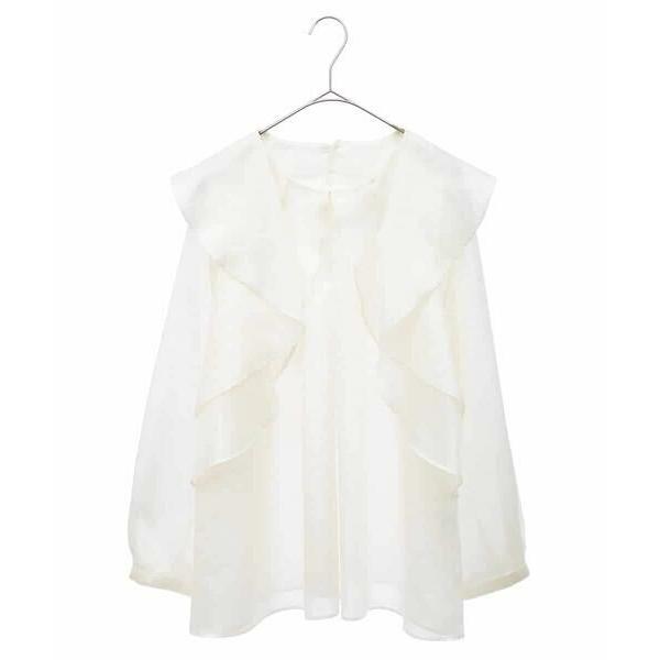 HIROKO BIS GRANDE / ヒロコビス グランデ ラッフルデザインブラウス