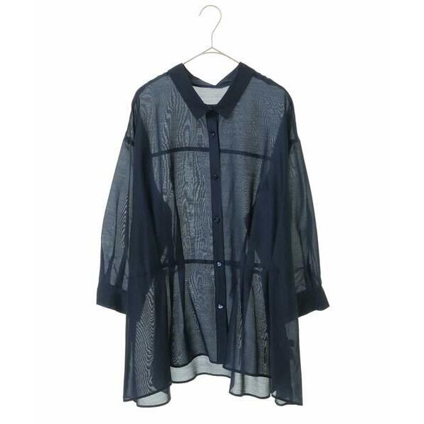 HIROKO BIS GRANDE / ヒロコビス グランデ 【大きいサイズ】ペプラム風ヘムブラウス...