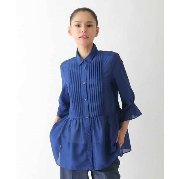 HIROKO BIS GRANDE / ヒロコビス グランデ 【大きいサイズ】ピンタックギャザー切り...