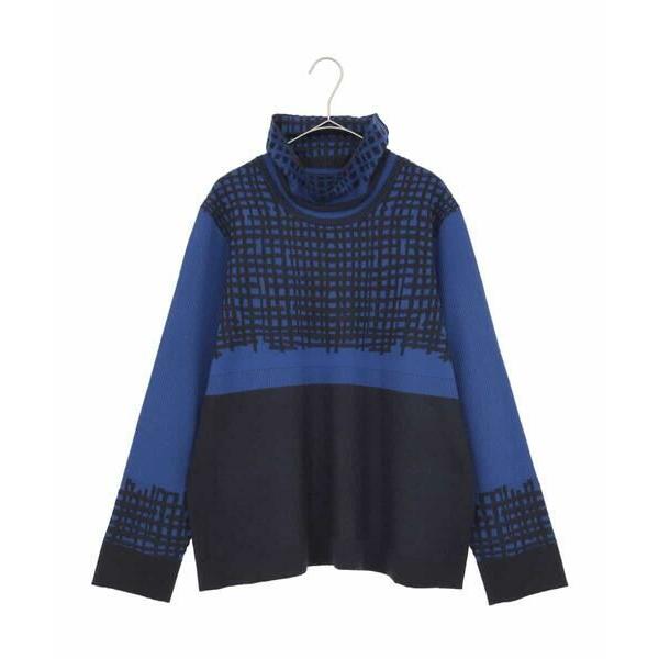 HIROKO BIS GRANDE / ヒロコビス グランデ 【大きいサイズ】チェックアクセントター...